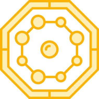 blockchain ikon vektör illüstrasyonu