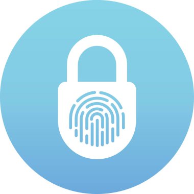 Bir kilidin vektör çizimi