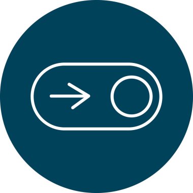 ok simgesi vektör illüstrasyonu