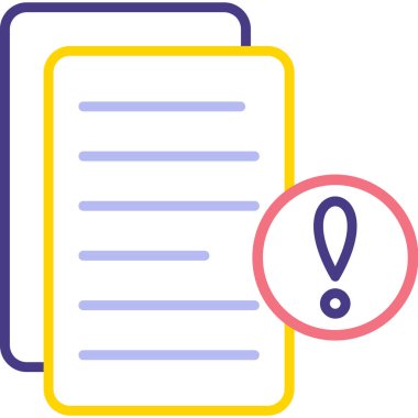 belge web simgesi basit resimleme