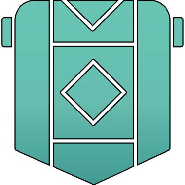 Modern b 'nin vektör illüstrasyonu eksik simgesi