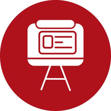 Bir kamera simgesinin vektör illüstrasyonu