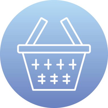 alışveriş sepeti simge vektör