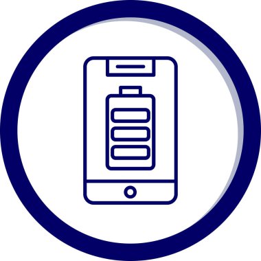 Telefon simgesinin vektör illüstrasyonu