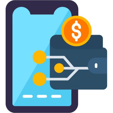 Dolar simgesi vektör illüstrasyonu