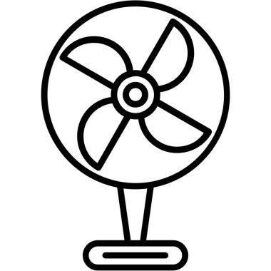 fan simgesi vektör illüstrasyonu
