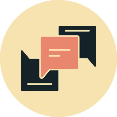 sohbet kabarcıkları vektör illüstrasyon