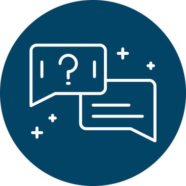 konuşma kabarcığı vektör çizimi