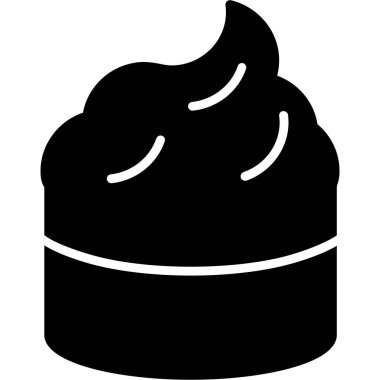 Bir pastanın vektör illüstrasyonu