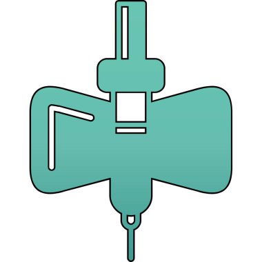 Basit el çizilmiş doodle helikopter