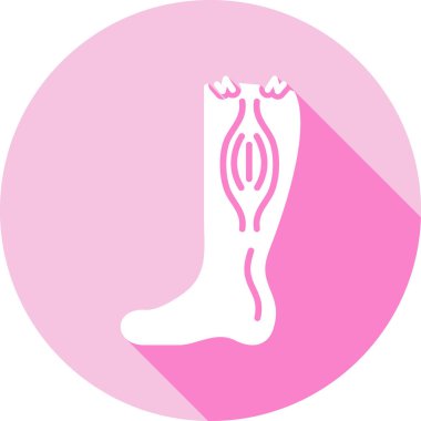 Çizme ikonu vektör illüstrasyonu