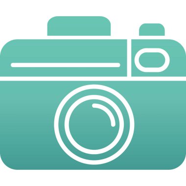 kamera simgesi vektör illüstrasyonu