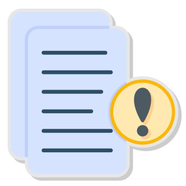 belge dosya simgesi düz biçimli