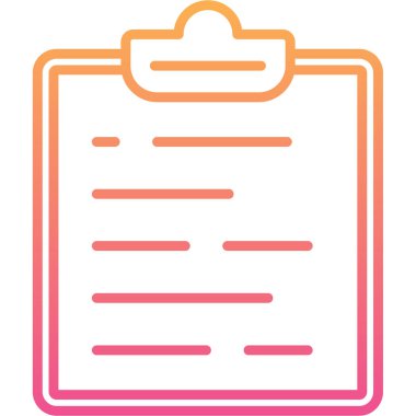 Belge. Web simgesi basit tasarım