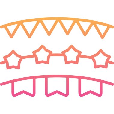 Çizgi film parti şapkasının vektör illüstrasyonu