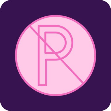 Çember simgesi ile alfabe harfi r 'nin illüstrasyon vektörü grafiği