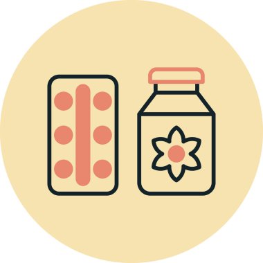 hap vektör simgesi modern illüstrasyon