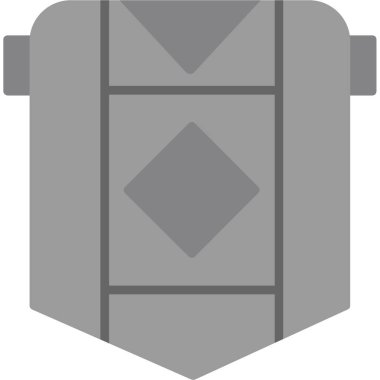 Bir torba simgesinin vektör illüstrasyonu