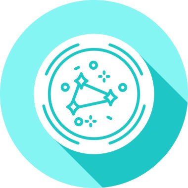 Pusula simgesi beyaz arkaplanda izole edildi. Rüzgâr yön bulma sembolü. Rüzgar gül işareti. Renkli taslak konsepti. Vektör.