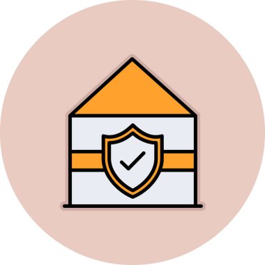 İşaretleme simgesi olan kalkan