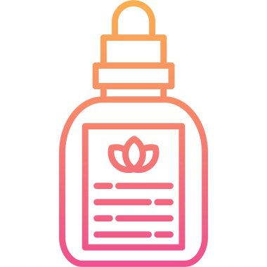 parfüm simge vektör çizim