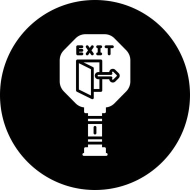 Çıkışın vektör illüstrasyonu