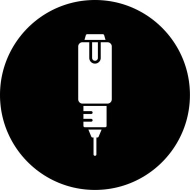 Elektrik dolgu simgesinin vektör illüstrasyonu