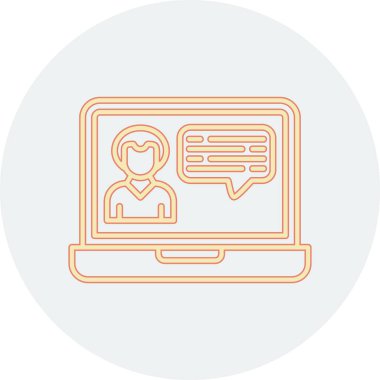 bilgisayar simgesi vektör illüstrasyonu