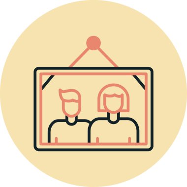 iş takımı simgesi vektör illüstrasyonu