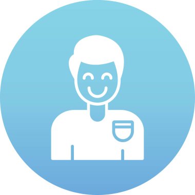 İnsan simgesinin vektör illüstrasyonu