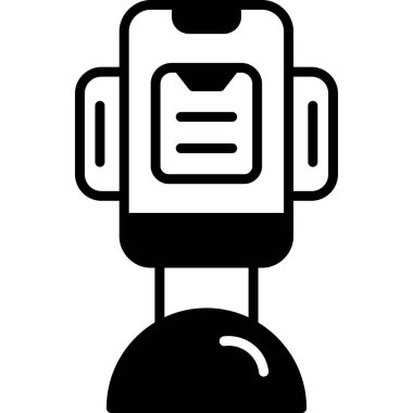 robot. Web simgesi basit tasarım