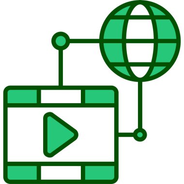 seo modern simgesinin vektör illüstrasyonu