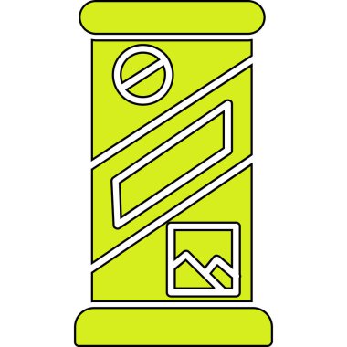 Modern bir simgenin vektör illüstrasyonu