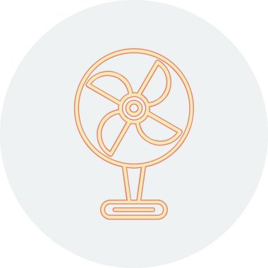 fan simgesi vektör illüstrasyonu
