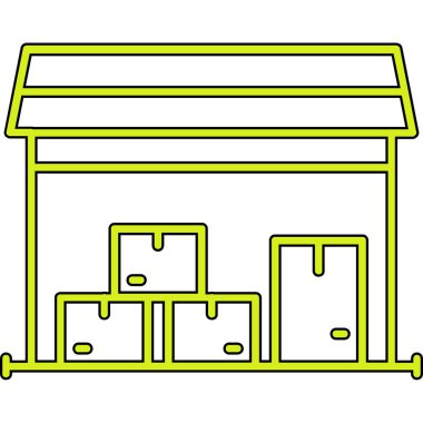 simge vektör illüstrasyonunu sakla