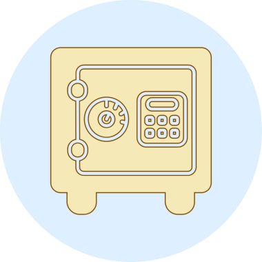 Mikrodalga. Web simgesi basit illüstrasyon