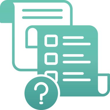 soru işareti vektör simgesi