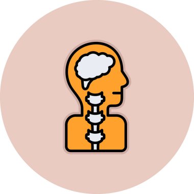 Fikir simgesi vektör illüstrasyonu