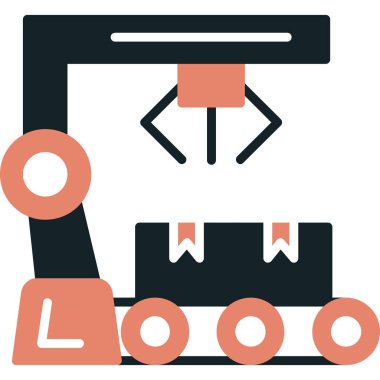 tren. Web simgesi basit illüstrasyon