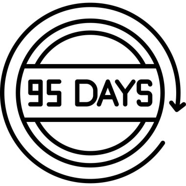 6 gün geri sayım siyah ve beyaz