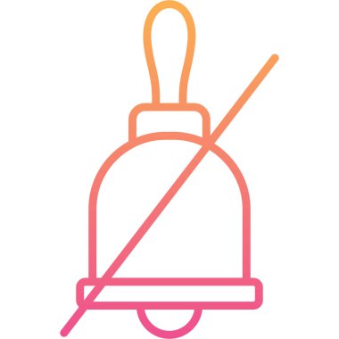 Fırça. Web simgesi vektör illüstrasyonu