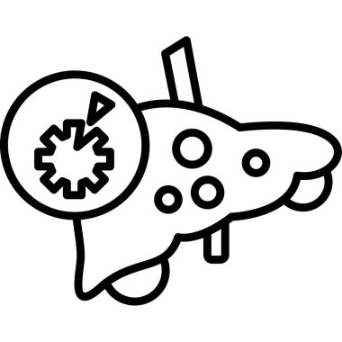 Uydu anten simgesi, özet biçimi