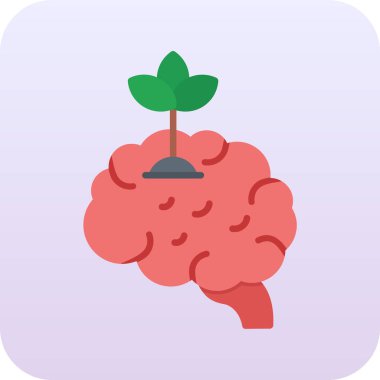 Beyin vektör illüstrasyonlu beyin