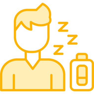 Elinde kahve poşeti olan uyuyan adam.