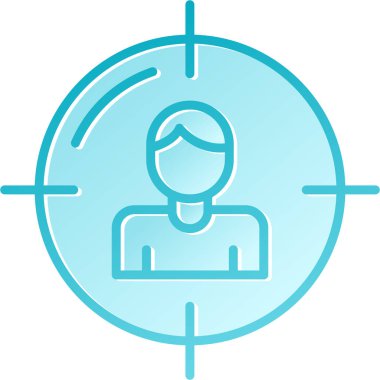 kullanıcı. Web simgesi basit tasarım