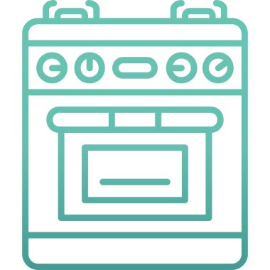 Fırın. Web simgesi basit tasarım