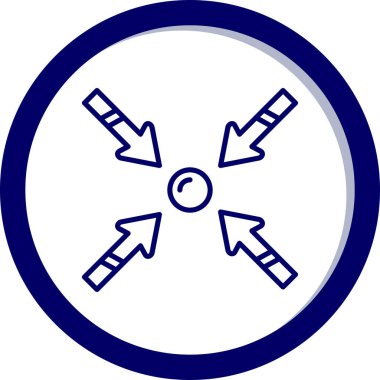 Oklar. Web simgesi basit illüstrasyon