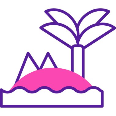 bitki simgesi vektör illüstrasyonu