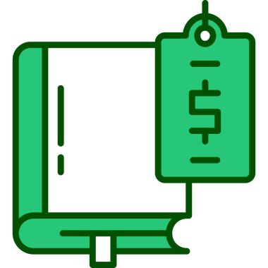 Kart simgesi. Basit taslak vektör çizimi.