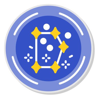 yıldız web simgesi basit illüstrasyon